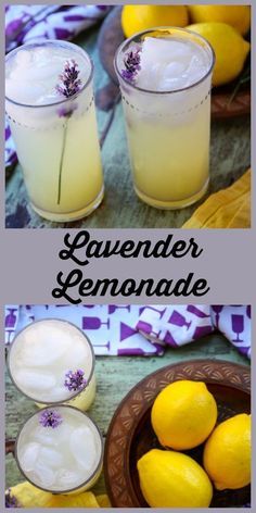 Pop Alternatives, Kiddie Cocktails, Lemonade Lavender, Homemade Booze, Easy Lemonade Recipe, Homemade Lemonade Recipes, Lavender Recipes, Drinks Smoothies, Summer Coolers