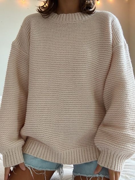 OVERSIZED CHUNKY SWEATER – Olive Lynn Olive Lynn, Oversized Chunky Sweater, Chunky Oversized Sweater, Chunky Sweater, Knit Pullover, Knitted Pullover Sweaters, Hat Designs, Knitted Pullover, Pullover Sweater