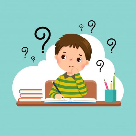 Illustration of a cartoon stressed littl... | Premium Vector #Freepik #vector Singing Drawing, Reading Cartoon, Teacher Classroom Decorations, Kids Singing, School Illustration, School Cartoon, Fruit Picture, Powerpoint Background