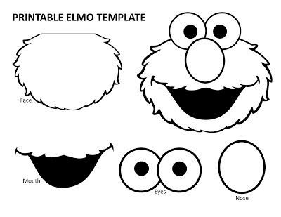 printable Elmo template, Elmo birthday party, Elmo printables, Sesame Street printable, Sesame Street birthday party Elmo Birthday Party Boy, Elmo Cake, Elmo Sesame Street, Cookie Monster Birthday, Elmo Birthday Party, Gold First Birthday, Sesame Street Birthday Party, Elmo Party, Sesame Street Party