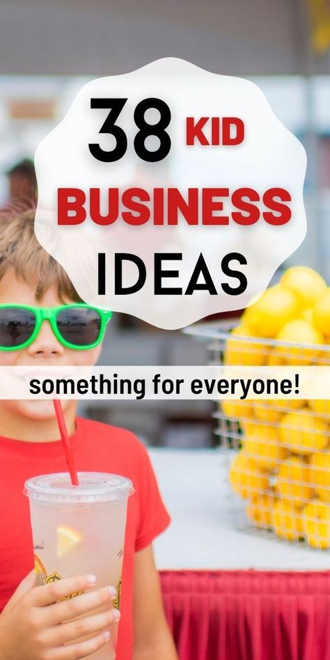 Kid Business Ideas, Young Entrepreneur Ideas, Kid Entrepreneurs Ideas, Business Ideas For Students, Entrepreneur Kids, Unique Business Ideas, Teaching Money, Kids Market, School Fair