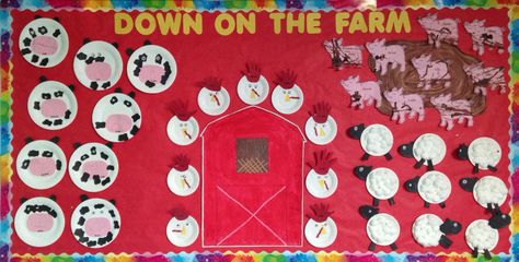 Farm Animal Week in my Pre-Kindergarten class. Farm Project Kindergarten, Farm Animal Board Preschool, Farm To Table Classroom Ideas, Farm Boards For Preschool, Farm Theme Bulletin Board Preschool, Farm Bulletin Board Ideas Kindergarten, Farm Theme Decorations For Classroom, Farm Theme Door Preschool, Farm Theme Bulletin Board