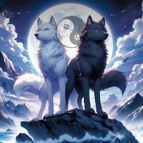 Wolf Art Fantasy, Pet Anime, Anime Wolf Drawing, Mystical Wolf, Wolf Images, Mythical Creatures Fantasy, Wolf Artwork, Mystical Animals, Fantasy Wolf