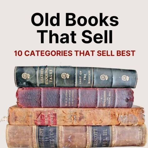 Old Books, Miniatures, Books, Antique Booth, What To Sell, Book Crafts, Things To Sell, 10 Things