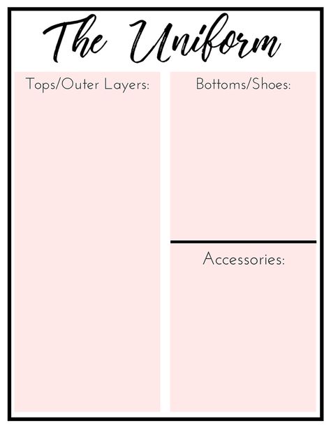 The Everyday Wardrobe Checklist: A Free Printable! Capsule Wardrobe, Wardrobe Checklist, Mom Uniform, Journal Printables, Everyday Wardrobe, Some People, We Need, Free Printable, Free Printables