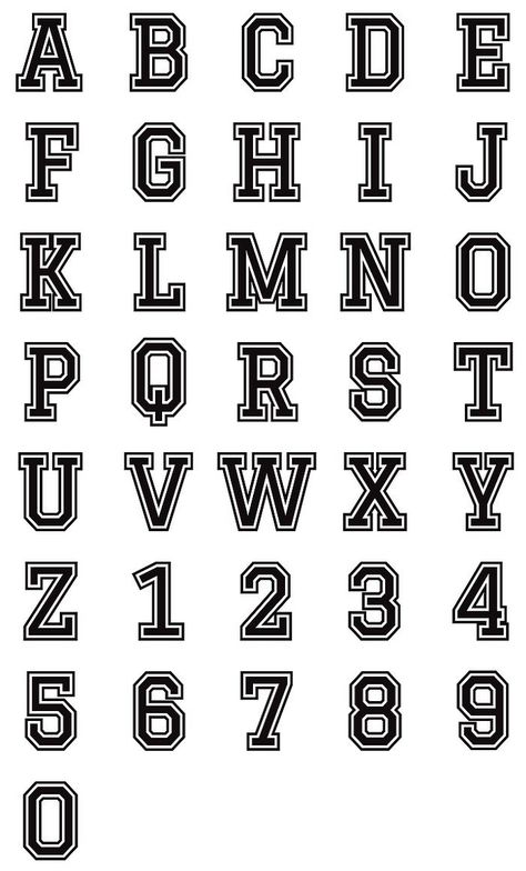 HAY EQUIPO F.C Fronts Letters, Letter And Number Fonts, Fonts Alphabet And Numbers, Huruf Aesthetic, Letter A Font, 3d Tipografi, Block Letter Fonts, Alfabet Font, College Font