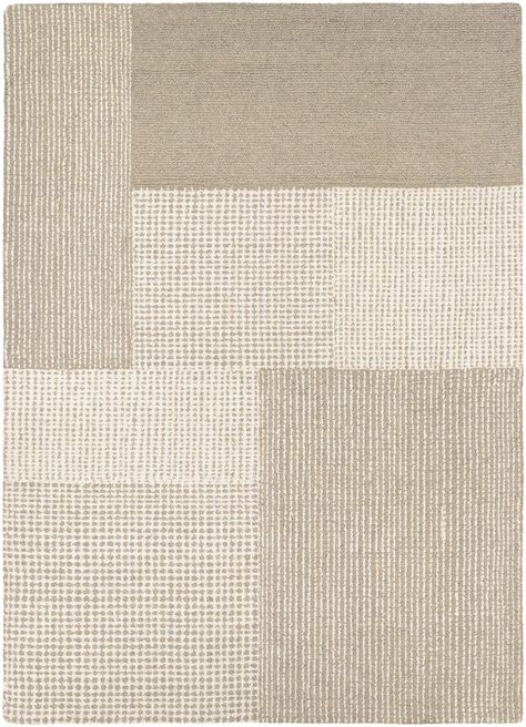 Ming Gray/Light Brown Area Rug Beige Carpet Texture, Brown Carpet Texture, Light Brown Rug, Texture Carpet, Brush Strokes Pattern, Carpet Texture, Brown Carpet, Geometric Pattern Design, Textile Texture