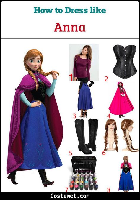 Adult Princess Anna Costume, Adult Frozen Costume, Anna Frozen Costume Diy, Princess Anna Frozen Costume, Plus Size Disney Halloween Costumes, Elsa And Anna Cosplay, Anna Diy Costume Women, Elsa Anna Costume, Diy Frozen Costume