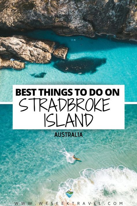 If you’re looking for the best things to do on North Stradbroke Island then you’ve probably heard of the island’s epic surf, nature, and beaches. Straddie is one of those places that defines South East Queensland. It has some of the most diverse wildlife in the region, is a fairly quiet year-round and has some amazing landscapes not to miss. Australian Road Trip, Stradbroke Island, Australia Backpacking, Australian Travel, Oceania Travel, Visit Australia, New Zealand Travel, Australia Travel, Dream Destinations