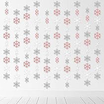 Birthday Christmas Party, Winter Party Themes, Onederland Party, Winter Party Decorations, Snowflake Garland, Pearlescent Paper, Bridal Shower Diy, Winter Onederland, Gold Snowflake