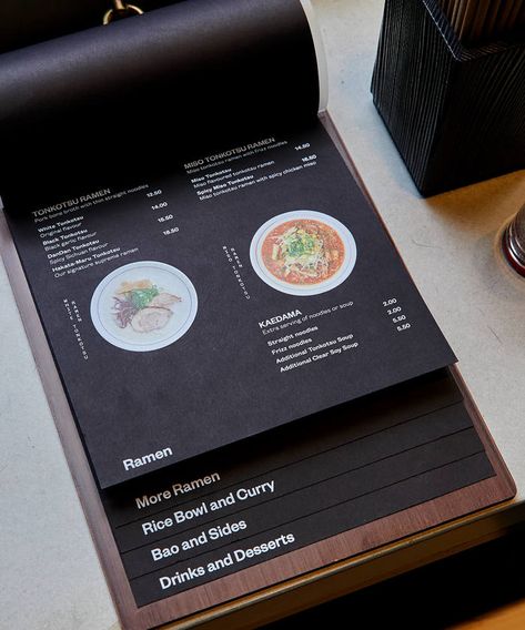 Ramen Menu Layout, Cafe Menu Design Layout, Asian Menu Design, Menu Layout Design, Menu Design Cafe, Menu Card Ideas, Menu Design Layout, Menu Sans Gluten, Menu Design Inspiration