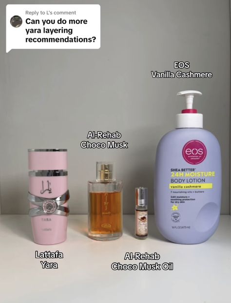 Yara Perfume Combo, Yara Perfume, Perfume Combos, Fragrance Lab, Fragrances Perfume Woman, Body Hygiene, Perfume Collection Fragrance, Bath And Body Works Perfume, Shower Skin Care