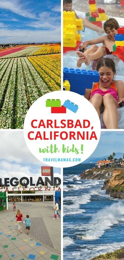 Home of Legoland California, seven miles of beaches and much more -- take a look at all the fun things to do in Carlsbad with kids! Carlsbad is just north of San Diego and south of Los Angeles, making is an easy Southern California destination. #legoland #california #travelwithkids California With Kids, Carlsbad Flower Fields, Legoland California, San Diego Vacation, Carlsbad California, California Destinations, San Diego Travel, California Vacation, Kids Vacation