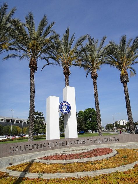 Welcome to Cal State Fullerton by jwtca, via Flickr CSUF Cal State Fullerton, California State University Fullerton, Fullerton California, Colleges For Psychology, Ca History, California State University, I Love School, Cal State, Student Travel