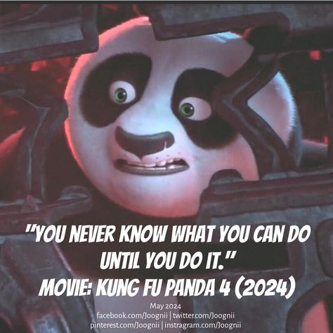 Movie Quotes: Kung Fu Panda 4. #motivation #effort Quotes Kung Fu Panda, Kung Fu Panda Quotes, Panda Quotes, Adulting 101, Peace Poster, Movies Quotes, New Photos Hd, Cute Tumblr Wallpaper, Kung Fu Panda