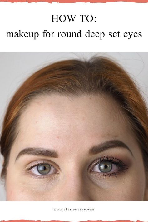 How to do makeup for round deep set eyes? Charing my tips and techniques! #roundeyes #deepseteyes #makeuptutorial #makeuptips #eyeshadow #eyeshadowtips #roundeyesmakeup #deepseteyesmakeup #beautyblog #makeup Small Deep Set Eyes Makeup, Small Round Eyes Makeup, Round Eyes Makeup Tutorial, Round Eyes Eyeshadow, Eyeshadow Round Eyes, Eyeliner Deep Set Eyes, Deep Set Eyes Eyeliner, Make Up For Deep Set Eyes, Eye Makeup Deep Set Eyes