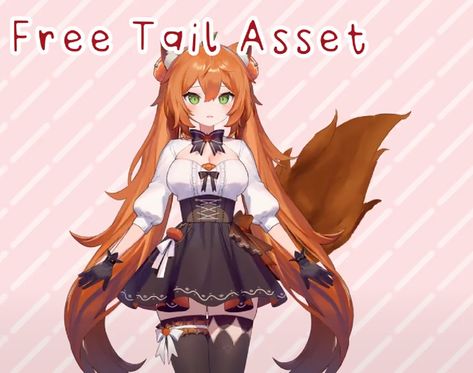 Vtuber Hair, Vtuber Inspiration, Vr Avatar, Stream Assets, Vtuber Art, Vtuber Assets, Character Design Tips, Vtuber Model, Dragon Tail