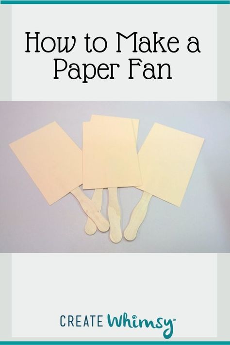 Keep your guests cool on hot days with DIY paper fans. Keep them plain or customize them for your event. Diy Paper Fans For Wedding, Making Paper Fans, Diy Fans Paper, Diy Hand Fans How To Make, How To Make Paper Fans, Diy Hand Fan, Wedding Hand Fans Diy, Paper Fans Diy, Diy Paper Fan