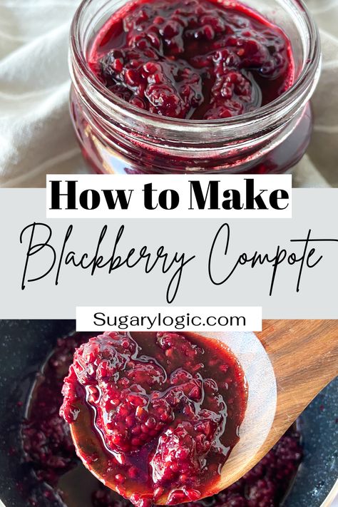 Blackberry Compote Recipe, Slow Cooker Beef Curry, Blackberry Compote, Compote Recipe, Blackberry Recipes, Berry Compote, Fruit Compote, Fruit Toppings, Beauty Standards