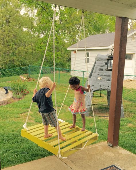 Goat Playground, Kid Friendly Backyard, Pallet Playhouse, Kids Backyard Playground, Play Area Backyard, Backyard Kids Play Area, Playground Ideas, Diy Playground, Kids Outdoor Play