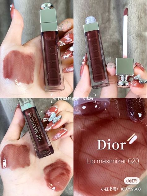 Dior Addict Lip Maximizer, My Music Taste, Dior Cosmetics, Dior Addict Lip, Makeup Accesories, Gloss Labial, Dope Makeup, Natural Make Up, Fancy Makeup