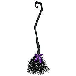 Amazon.com - Halloween 🎃 Halloween Witch Prop, Witches Broomstick, Costume Party Decorations, Halloween Witch Brooms, Witch Props, Witches Broomsticks, Witch Accessories, Spooky Halloween Party, Black Costume