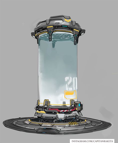 ArtStation - CryoCAPSULES, capitanraketa / Future Technology Concept, Sci Fi Props, Sci Fi Tech, Spaceship Interior, Sci Fi Design, Sci Fi Environment, Arte Robot, Arte Cyberpunk, Robots Concept