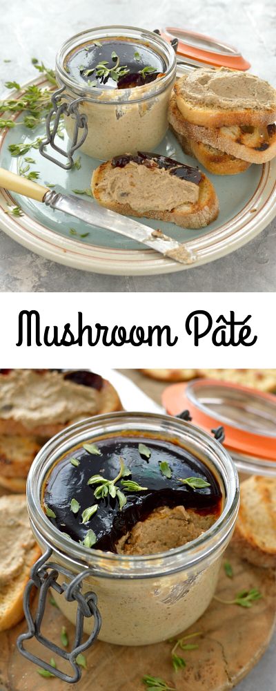 Mushroom Pâté - Domestic Gothess Mushroom Pate, Pate Recipes, Dried Porcini Mushrooms, Porcini Mushrooms, Vegan Christmas, Mushroom Recipes, Pavlova, Vegetarian Dishes, Veggie Recipes