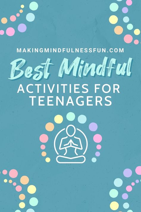 Teenage Mindfulness Activities, Mindfulness Activities High School, 5 Minute Mindfulness Activities, Mindfulness Monday Activities, Mindfulness For Middle School, Teenage Counseling Activities, Positivity Activities For Groups, Teen Emotions Activities, Dbt Group Mindfulness Activities