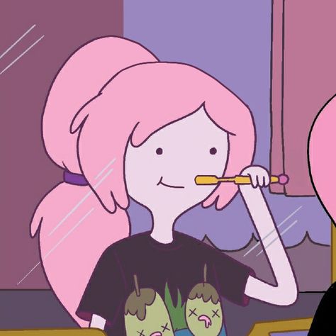 Marceline And Bubblegum, Adventure Time Cartoon, Time Cartoon, Princess Bubblegum, A Mirror, Profile Pics, Bubble Gum, Cartoon Network, Adventure Time