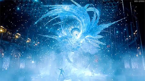 Snow Elf, Ice Powers, Ice Magic, Magic Design, Magic Aesthetic, White Magic, Ice Princess, Anime Gifs, Aesthetic Gif