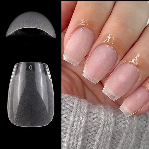 Product Details Professional Innovative MaterialLong Lasting Durable 3~4 weeks, This MYBORMULA half matte extra short Coffin almond square gel x tips is more durable and flexible than strong plastic tips, what's more, no marks are left after bending. to providing you with a safe and comfortable nail beauty experienceXXS SHORT GEL TIPS(Not perfect for wide larger nail beds)Based on our customer's feedback, we developed our extra extra short gel nail tips-length are 13.74mm-19.1mm ,14.02mm-19.1mm, and the width varies from 7.33mm-13.08mm ,6.47mm-14.16mm measured by tape along the surface of the nails. Perfect for people who have average and smaller nail beds, or need active length for everyday use.Easy to Use & Wide ApplicationOur Extra short Soft gel nail tips are shorter and easy to apply; Extra Short Coffin, Gel X Tips, Nail Equipment, Soft Gel Nails, Short Gel Nails, Ombre Nail, Short Coffin, Gel Nail Tips, Nagel Tips