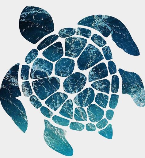 Beach Stickers, Turtle Wallpaper, Turtle Sticker, Turtle Sea, Art Coquillage, Sea Turtle Art, Palm Tattoos, Turtle Tattoo, Turtle Painting