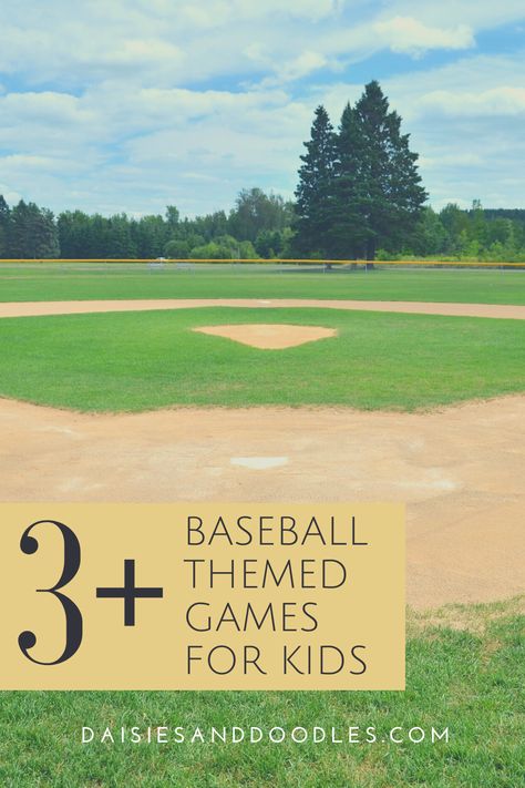 Baseball Toss Game, Baseball Party Game Ideas, Softball Games For Parties, Baseball Carnival Games, Baseball Birthday Activities, Games For Baseball Theme Party, Baseball Themed Party Games, Baseball Team Building Activities, Baseball Game Birthday Party