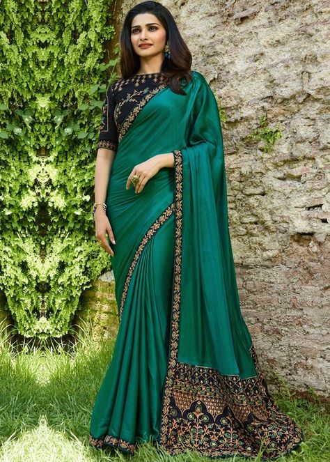 Prachi Desai Saree, Function Saree, Bollywood Sarees Online, Classic Saree, Wedding Sarees Online, Pengantin India, Prachi Desai, Sari Design, Fancy Saree