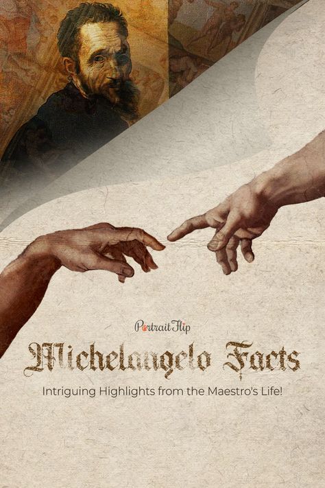 Michelangelo’s works are not just famous for their greatness and uniqueness but also for the influence they had on the rest of the world! Even after centuries from his era,  we are still hopelessly swooned and influenced by Michelangelo paintings! Here are some interesting Michelangelo facts that will leave you pondering over the great artist’s life and experiences! Michangelo Art, Michael Angelo Painting, Michelangelo Works, Michelangelo Artist, Michel Angelo, Michelangelo Paintings, Michelangelo Art, Michael Angelo, Age Of Discovery