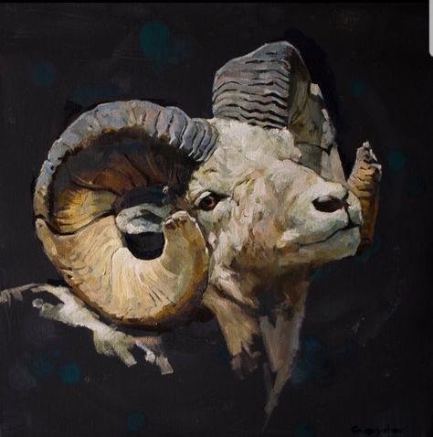 Bighorn Sheep Art, Big Horn Sheep, Horse Heads, Bighorn Sheep, Sheep Art, Pastel Paintings, Wildlife Paintings, Realistic Paintings, Arte Fantasy