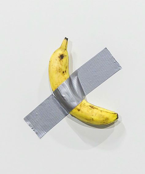 The Duct-Taped Bananas That The Internet Can’t Get Enough Of Are Selling For $120,000 Each #refinery29 Maurizio Cattelan, Reference Photos For Artists, Prismacolor Art, Art Assignments, Banana Art, Art Basel Miami, Popular Art, Performance Artist, A Banana