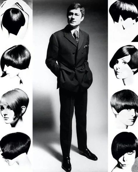 Vidal Sassoon Haircut, Greek Hairstyles, 60s Pictures, Hair History, Best Hair Stylist, 1960s Hair, Beehive Hair, Vidal Sassoon, Swinging London