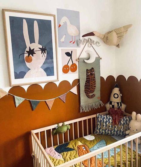 Earthy Nursery, Animal Themed Nursery, Organic Interior, Baby Nurseries, Animal Nursery Theme, Nursery Room Inspiration, Baby Room Design, Nursery Inspo, Themed Nursery