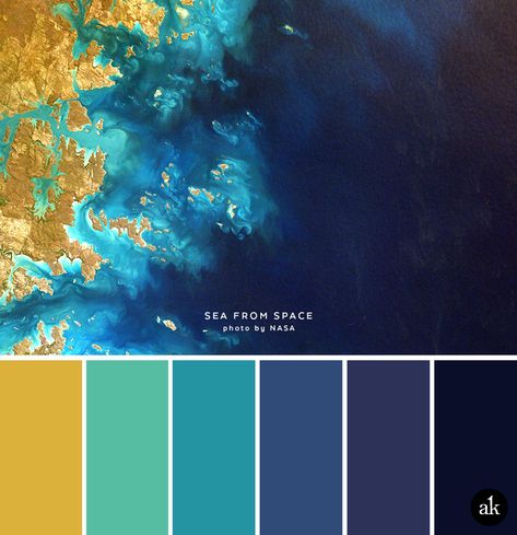 a sea-and-space-inspired color palette — Creative brands for creative people // Akula Kreative Simple Bed Designs, Ikea Interior, Blue Wall Colors, Office Blue, Blue Inspiration, Blue Palette, Grey Color Palette, Trendy Living Rooms, Room Color Schemes