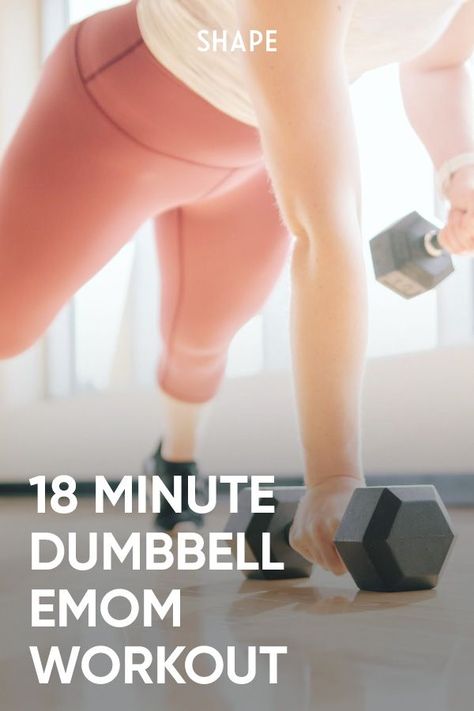 20 Minute Emom Workout, Dumbbell Emom Workout, 15 Lb Dumbell Workout, Every Minute On The Minute Workout, 30 Minute Workout Dumbell, Emom Workout Dumbbells, Emom Workout Weights, 25 Minute Workout, Weights Workout For Women