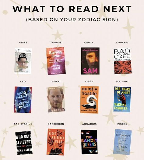 ✨The ultimate book recommendation list & best book club books based on your zodiac sign. We’ve consulted the oracles and here’s what you’re destined to read in 2023! ✨ Libra Signs, Book Club Recommendations, 2023 Books, Best Book Club Books, Reading List Challenge, Zodiac Signs Chart, Book Recommendation, Books You Should Read, Zodiac Signs Aries