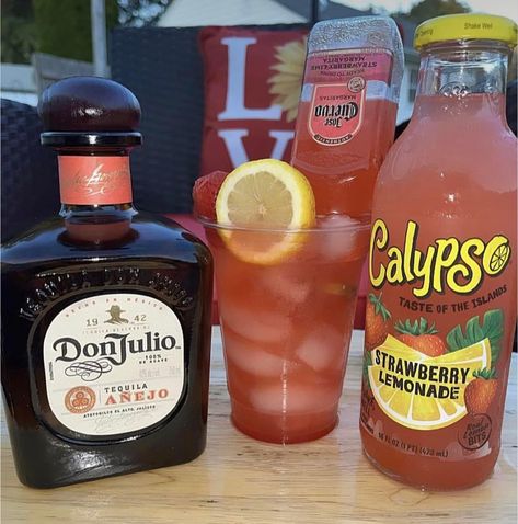 #liquor #cocktails #calypso Summer Drinks Alcohol Recipes, Spicy Drinks, Fun Drinks Alcohol, Pretty Alcoholic Drinks, Alcholic Drinks, Summer Drinks Alcohol, Cocktail Drinks Alcoholic, Mixed Drinks Alcohol, Yummy Alcoholic Drinks