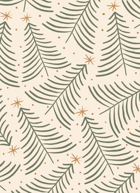 Christmas Patterns Design Prints, Christmas Pattern Illustration Design, Retro Christmas Pattern, Christmas Flower Pattern, Christmas Art Direction, Holiday Pattern Illustration, Seamless Patterns Christmas, Christmas Print Pattern, Simple Christmas Pattern