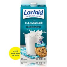 LACTAID® Lowfat 1% Milk Ginseng Tea Benefits, Lactose Free Dairy Products, Lactose Intolerant Symptoms, Uht Milk, Love Dairy, Farm Fresh Milk, Lactose Free Milk, Digestive Supplements, Lactose Intolerant