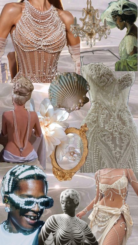 #pearls #moodboard #vibes #dressinspo #birthdayaesthetic #birthdayoutfit Mood Board