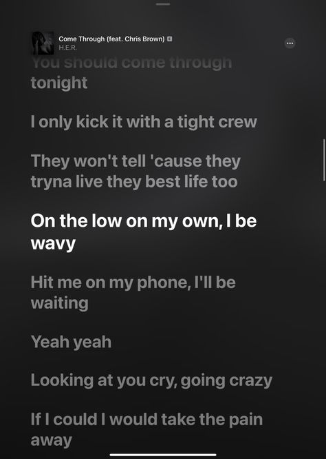 H.e.r Lyrics Quotes, Rnb Quotes Lyrics, H E R Lyrics, Chris Brown Lyrics Captions, Boss Captions, Chris Brown Lyrics, H.e.r Lyrics, Bio Ideas, She Quotes