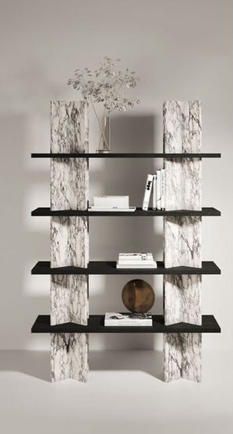 Marble Furniture, Spa Interior, American Interior, Hotel Room Design, Shelving Design, Wall Decor Design, Furniture Details, Shelf Design, Book Shelf