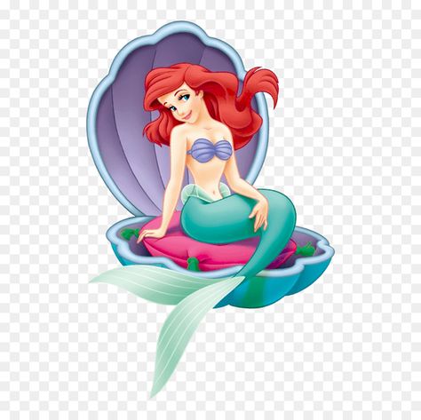 Ariel Characters, Vanessa Little Mermaid, Ariel Cartoon, Disney Princess Png, Cake Stickers, Little Mermaid Characters, King Triton, Disney Png, Mermaid Cartoon